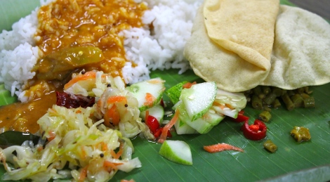 Indian Food Melaka Banana Leaf